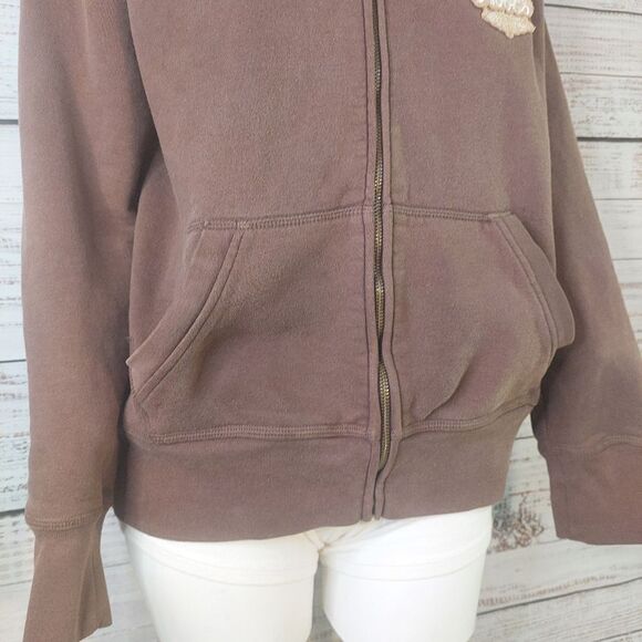 Kids Full Zip Roots Hoddie Brown sz XL - Picture 4 of 9
